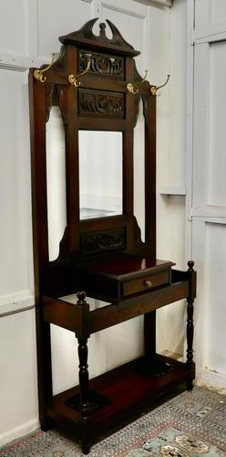 Victorian Mahogany Hall Stand (1 of 8) Victorian Mahogany Hall Stand (1 of 8)