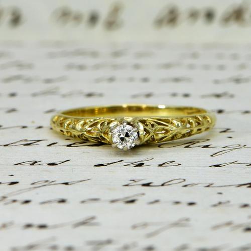 The Vintage Ornate High Rise Diamond Ring (1 of 5) The Vintage Ornate High Rise Diamond Ring (1 of 5)
