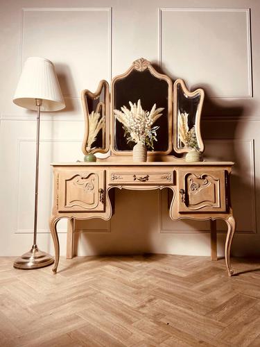 French Vintage Dressing Table / Vanity Table (1 of 11)