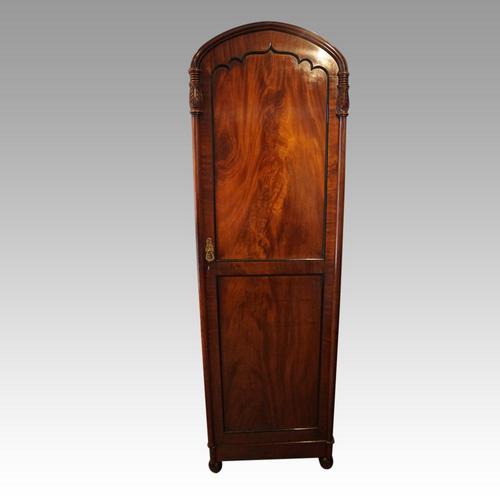 William IV Mahogany Single Wardrobe (1 of 5)