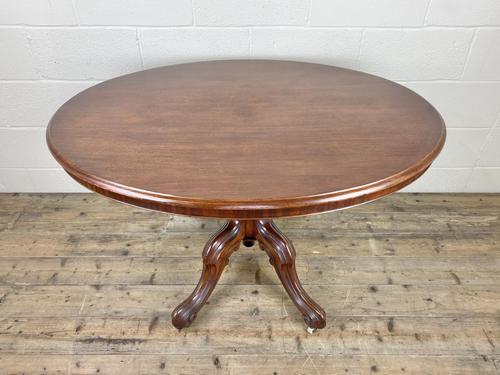 Victorian Mahogany Oval Tilt Top Table (1 of 12)