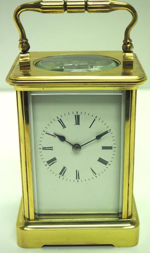 Large Classic Antique French 8-day Gong Striking Carriage Clock c.1880 (1 of 10)