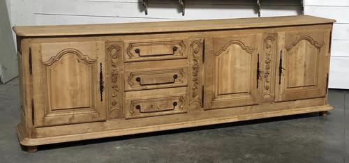 Superb Long French Oak Dresser Base (1 of 15)