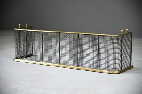 Victorian Brass Nursery Fire Fender (1 of 12) Victorian Brass Nursery Fire Fender (1 of 12)