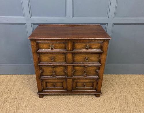 Oak Jacobean Style Chest of Drawers (1 of 13)