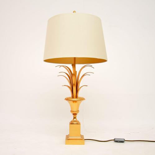 1960's Vintage French Brass Table Lamp (1 of 5)