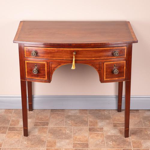 19th Century Inlaid Mahogany Lowboy (1 of 14) 19th Century Inlaid Mahogany Lowboy (1 of 14)