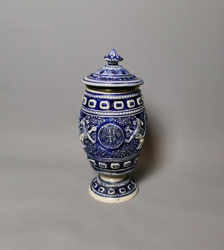 Antique Tobacco Jar, Westerwald, 19th Century (1 of 13) Antique Tobacco Jar, Westerwald, 19th Century (1 of 13)