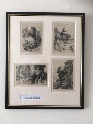 Herbert Dicksee (1862-1942) ‘Waverley Novels' Four Original Etchings 1893 (1 of 11)