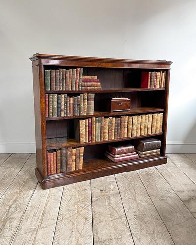 19th Century Walnut Open Bookcase (1 of 10)