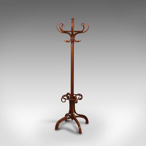 Antique Hallway Coat Stand, English, Bentwood, Hall, Stick, Edwardian c.1910 (1 of 12)