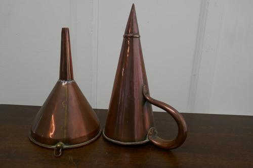 19th Century Copper Ale Muller & Wine Funnel Set (1 of 5) 19th Century Copper Ale Muller & Wine Funnel Set (1 of 5)