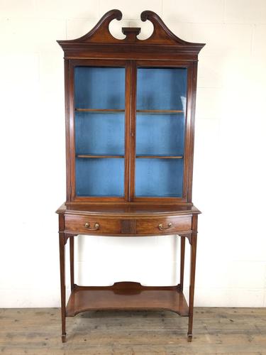 19th Century Glazed Mahogany Bookcase on Stand (1 of 10)