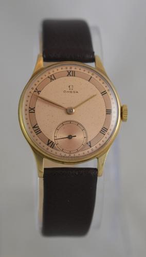 1946 Omega 9K Gold Wristwatch (1 of 6) 1946 Omega 9K Gold Wristwatch (1 of 6)