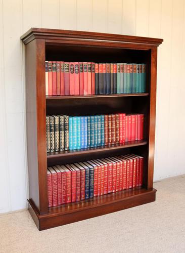 Late 19th Century Mahogany Open Bookcase c.1890 (1 of 11)