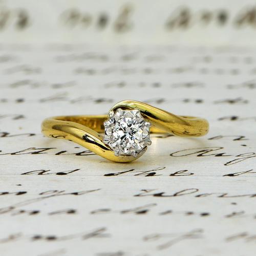 The Vintage 1968 Illusion Solitaire Diamond Ring (1 of 6) The Vintage 1968 Illusion Solitaire Diamond Ring (1 of 6)