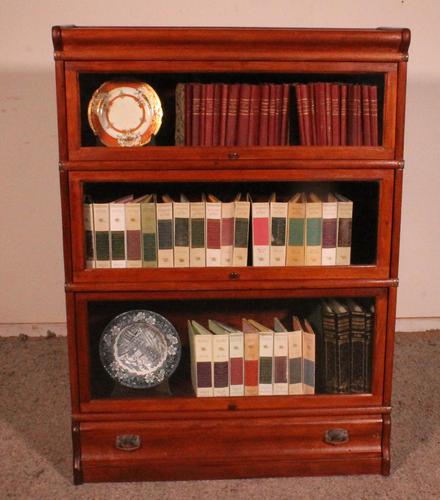 Globe Wernicke Bookcase Called Stacking Bookcase in Mahogany of 3 Elements (1 of 13) Globe Wernicke Bookcase Called Stacking Bookcase in Mahogany of 3 Elements (1 of 13)