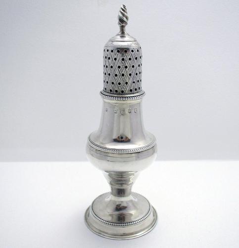 Rare Hester Bateman 1786 Solid Sterling Silver George III Antique Pepper Pot Sugar Caster Shaker. English Hallmarked 18th Century (1 of 7) Rare Hester Bateman 1786 Solid Sterling Silver George III Antique Pepper Pot Sugar Caster Shaker. English Hallmarked 18th Century (1 of 7)