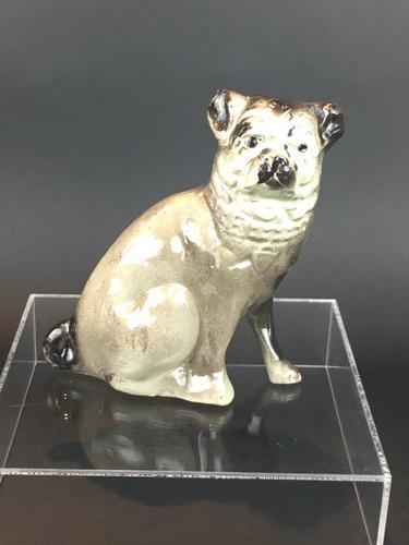 Charming Scottish Bridgeness Pottery, Bo'ness, Pug Dog c.1925 (1 of 11)