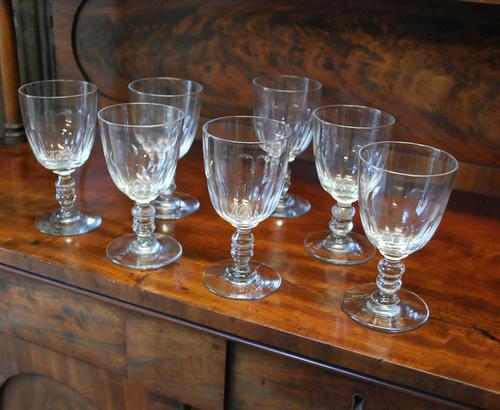 Seven 19th Century Drinking Glasses (1 of 7) Seven 19th Century Drinking Glasses (1 of 7)