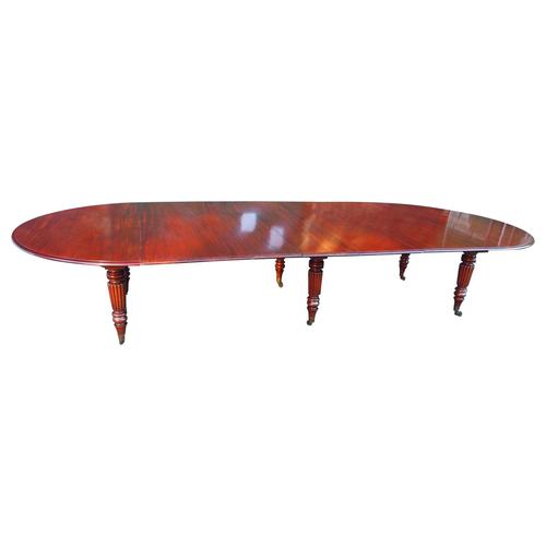 Large George IV Mahogany Dining Table by M. Willson, London (1 of 20) Large George IV Mahogany Dining Table by M. Willson, London (1 of 20)
