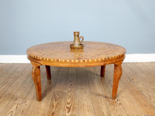 1950s Moroccan Marquetry Tea Table (1 of 6)