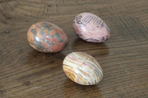 Three Rare Marble Eggs (1 of 6) Three Rare Marble Eggs (1 of 6)