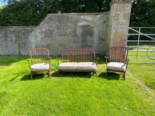 Ercol Living Room Set in Golden Dawn.  Model 335 (1 of 7)