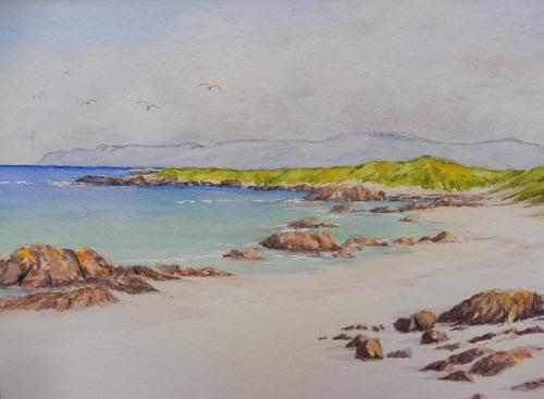 Watercolour White Strand Iona Artist Joyce Dalgety (1 of 10) Watercolour White Strand Iona Artist Joyce Dalgety (1 of 10)