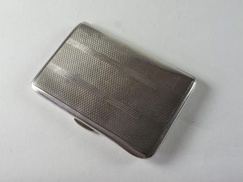 Art Deco Sterling Silver Ladies Cigarette Case (1 of 4) Art Deco Sterling Silver Ladies Cigarette Case (1 of 4)