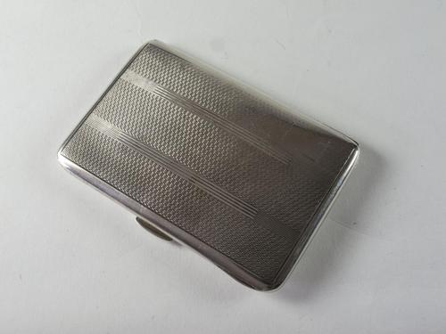 Art Deco Sterling Silver Ladies Cigarette Case (1 of 4)