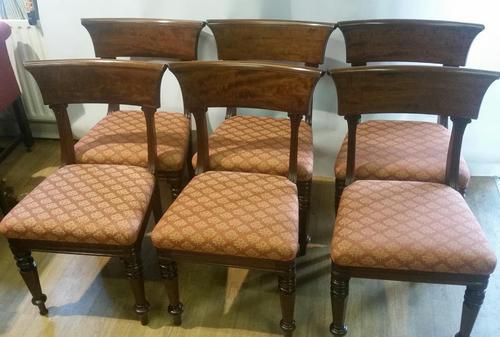 Set 6 George III Mahogany Trafalgar Chairs (1 of 6) Set 6 George III Mahogany Trafalgar Chairs (1 of 6)