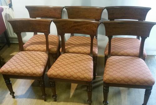 Set 6 George III Mahogany Trafalgar Chairs (1 of 6)