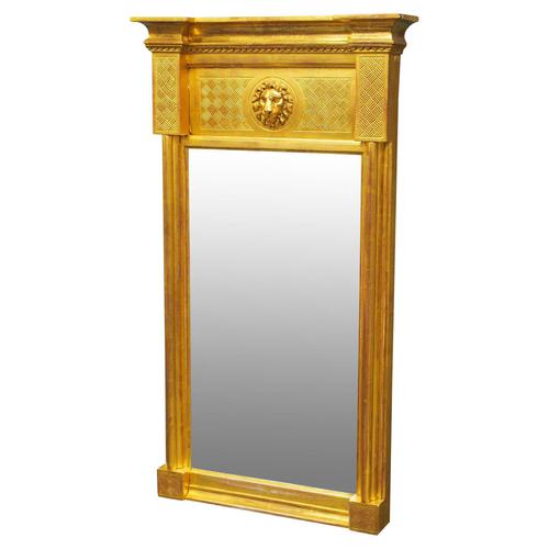 William IV Carved Giltwood Pier Mirror (1 of 10)