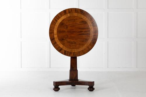 19th Century English Regency Mahogany Lamp Table (1 of 5)