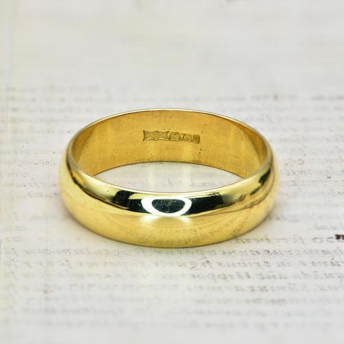 The Vintage 18ct Gold London Wedding Ring (1 of 1)