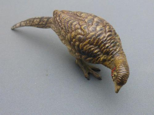 Viennese Cold Painted Bronze Pheasant (1 of 6) Viennese Cold Painted Bronze Pheasant (1 of 6)