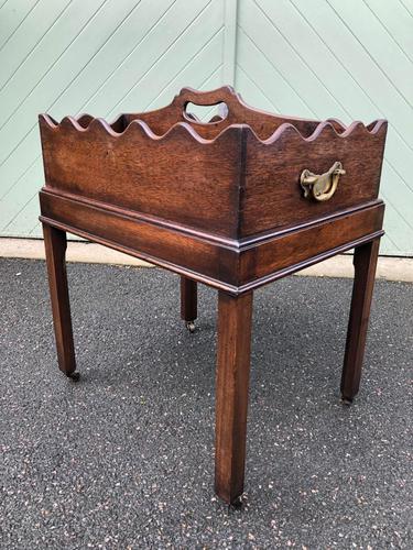 Antique Mahogany Tray on Stand (1 of 6) Antique Mahogany Tray on Stand (1 of 6)