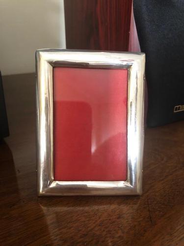 Antique Victorian Solid Sterling Silver Mounted Photo Frame (1 of 2)