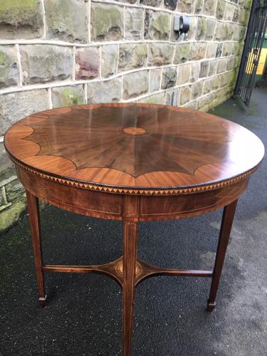 Quality Edwardian Inlaid Mahogany Occasional Table (1 of 7) Quality Edwardian Inlaid Mahogany Occasional Table (1 of 7)