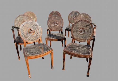 A Set of 7 +1 Free Adam Style Mahogany Dining/Kitchen Chairs (1 of 5) A Set of 7 +1 Free Adam Style Mahogany Dining/Kitchen Chairs (1 of 5)