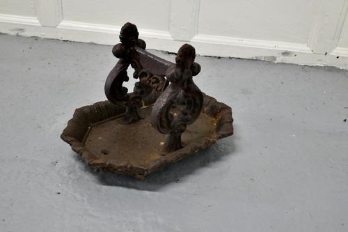 Victorian Cast Iron Boot Scraper by T Holcroft & Sons Ltd Wolverhampton (1 of 7)