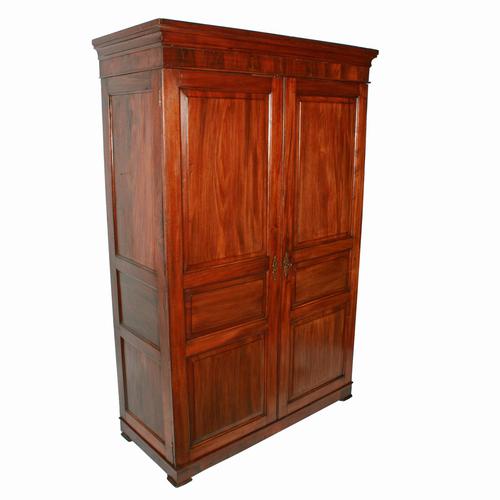 Georgian Mahogany Two Door Wardrobe (1 of 7) Georgian Mahogany Two Door Wardrobe (1 of 7)