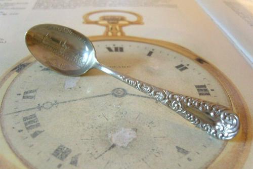 Antique American Waltham Watch Co Teaspoon 1890s Victorian Coin Silver Plated (1 of 10)