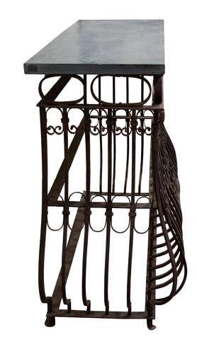 Wrought Iron & Slate Console Tables (1 of 4) Wrought Iron & Slate Console Tables (1 of 4)