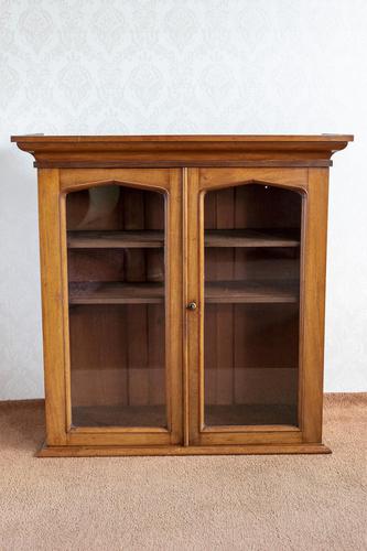 Early 19th Century Mahogany Glazed Hanging Cupboard (1 of 4)