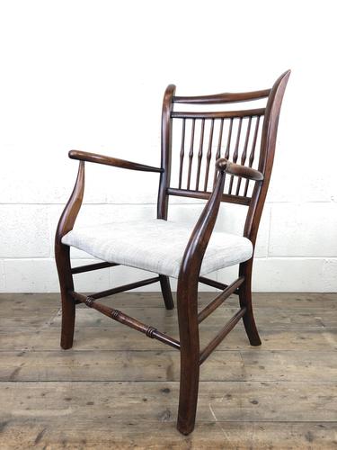 Antique 19th Century Spindle Back Chair (1 of 13)