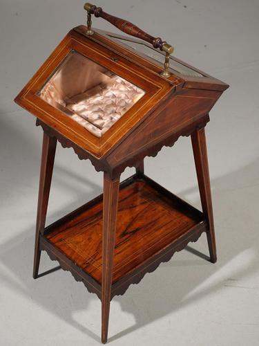 Extremely Pretty 19th Century Rosewood & Marquetry Ladies Work Table (1 of 5) Extremely Pretty 19th Century Rosewood & Marquetry Ladies Work Table (1 of 5)