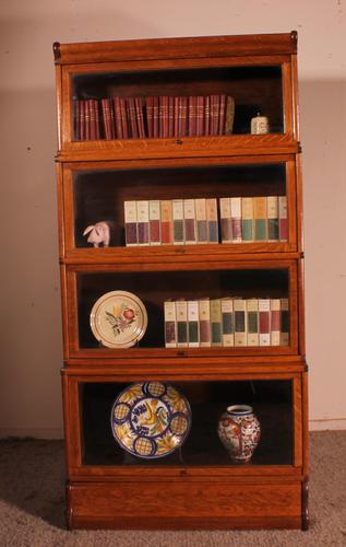 Globe Wernicke Bookcase in Oak Called Waterfall from England (1 of 9) Globe Wernicke Bookcase in Oak Called Waterfall from England (1 of 9)