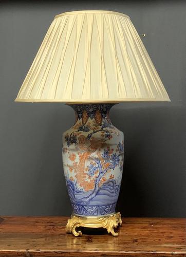 Fabulous Large Ormolu Base Imari Table Lamp (1 of 7)